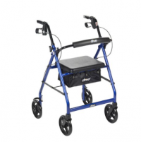 Image of Walker 4-Wheel Blue Rollator